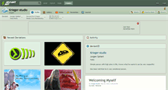 Desktop Screenshot of krieger-studio.deviantart.com