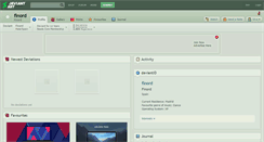Desktop Screenshot of finord.deviantart.com