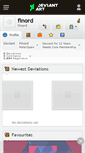 Mobile Screenshot of finord.deviantart.com