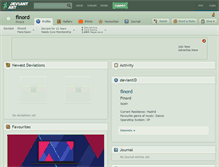 Tablet Screenshot of finord.deviantart.com