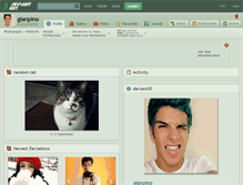 Tablet Screenshot of gianpino.deviantart.com