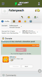 Mobile Screenshot of fallenpeach.deviantart.com