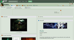Desktop Screenshot of dhuaine.deviantart.com