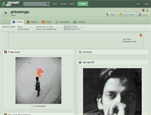 Tablet Screenshot of princemypc.deviantart.com