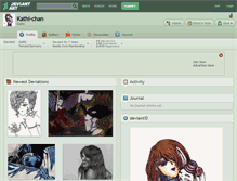 Tablet Screenshot of kathi-chan.deviantart.com