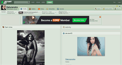 Desktop Screenshot of daturanoire.deviantart.com