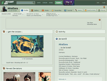 Tablet Screenshot of miraisora.deviantart.com