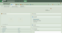 Desktop Screenshot of harmonylynn.deviantart.com