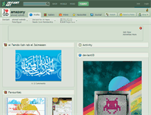 Tablet Screenshot of amazony.deviantart.com