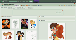 Desktop Screenshot of missusthewriter.deviantart.com