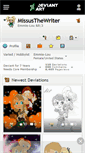 Mobile Screenshot of missusthewriter.deviantart.com