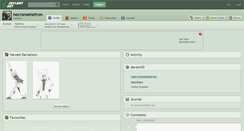 Desktop Screenshot of necronometron.deviantart.com