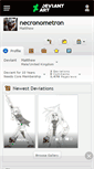 Mobile Screenshot of necronometron.deviantart.com