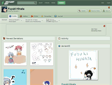 Tablet Screenshot of fuyuki-hinata.deviantart.com