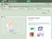 Tablet Screenshot of chisaku.deviantart.com