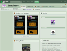 Tablet Screenshot of design-design.deviantart.com