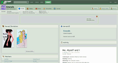 Desktop Screenshot of emeralis.deviantart.com
