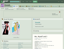 Tablet Screenshot of emeralis.deviantart.com