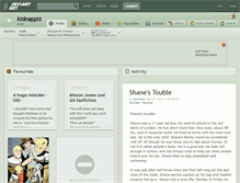 Tablet Screenshot of kidnapplz.deviantart.com