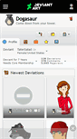 Mobile Screenshot of dogasaur.deviantart.com