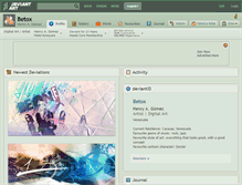 Tablet Screenshot of betox.deviantart.com