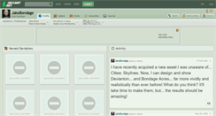 Desktop Screenshot of jakebondage.deviantart.com