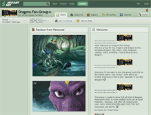 Tablet Screenshot of dragons-fan-group.deviantart.com