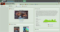 Desktop Screenshot of flames-from-hell.deviantart.com