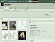 Tablet Screenshot of lord-jaekel.deviantart.com