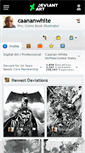 Mobile Screenshot of caananwhite.deviantart.com