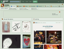 Tablet Screenshot of cimbie.deviantart.com
