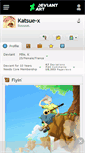 Mobile Screenshot of katsue-x.deviantart.com