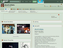 Tablet Screenshot of aikuchi-shikaku.deviantart.com