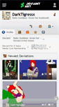 Mobile Screenshot of darktigressx.deviantart.com
