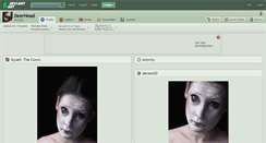 Desktop Screenshot of deerhead.deviantart.com