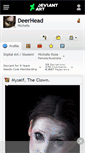 Mobile Screenshot of deerhead.deviantart.com