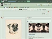 Tablet Screenshot of deanreevesii.deviantart.com
