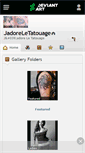Mobile Screenshot of jadoreletatouage.deviantart.com