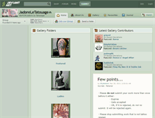 Tablet Screenshot of jadoreletatouage.deviantart.com