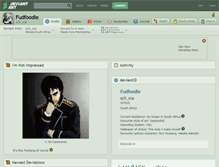 Tablet Screenshot of fudfoodle.deviantart.com