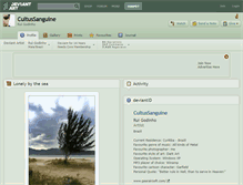 Tablet Screenshot of cultussanguine.deviantart.com