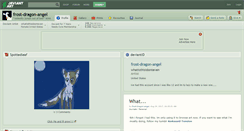 Desktop Screenshot of frost-dragon-angel.deviantart.com