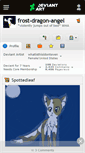 Mobile Screenshot of frost-dragon-angel.deviantart.com