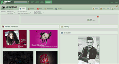 Desktop Screenshot of designdusk.deviantart.com