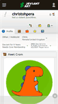 Mobile Screenshot of christohpera.deviantart.com