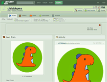 Tablet Screenshot of christohpera.deviantart.com