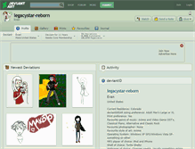 Tablet Screenshot of legacystar-reborn.deviantart.com