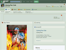 Tablet Screenshot of cyborg-fan-club.deviantart.com