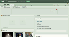 Desktop Screenshot of bete-bete.deviantart.com