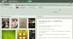 Desktop Screenshot of cloud-mu.deviantart.com